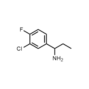 1-(3-Chloro-4-fluorophenyl)propan-1-amine|CS-1191118