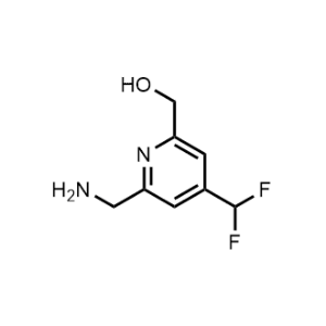 (6-(Aminomethyl)-4-(difluoromethyl)pyridin-2-yl)methanol|CS-1191326