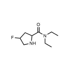 N,N-Diethyl-4-fluoropyrrolidine-2-carboxamide|CS-1191392