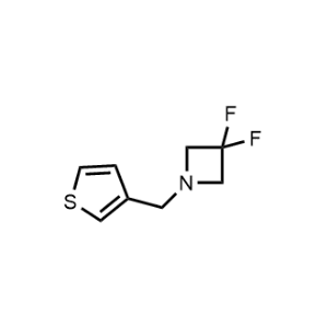 3,3-Difluoro-1-(thiophen-3-ylmethyl)azetidine|CS-1191693