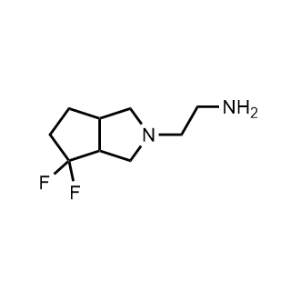 2-(4,4-Difluorohexahydrocyclopenta[c]pyrrol-2(1H)-yl)ethan-1-amine|CS-1191937