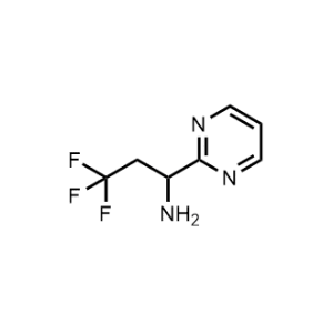 3,3,3-Trifluoro-1-(pyrimidin-2-yl)propan-1-amine|CS-1192145
