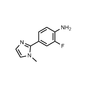 2-Fluoro-4-(1-methyl-1H-imidazol-2-yl)aniline|CS-1192225