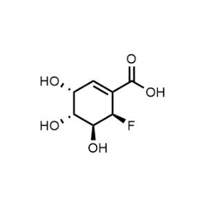 (3R,4R,5S,6R)-6-Fluoro-3,4,5-trihydroxycyclohex-1-ene-1-carboxylic acid|CS-1192317