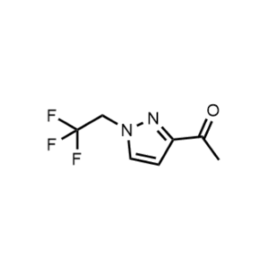 1-(1-(2,2,2-Trifluoroethyl)-1H-pyrazol-3-yl)ethan-1-one|CS-1192324