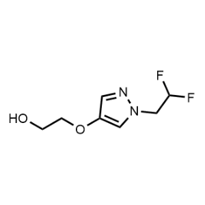 2-((1-(2,2-Difluoroethyl)-1H-pyrazol-4-yl)oxy)ethan-1-ol|CS-1192427