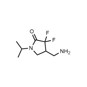 4-(Aminomethyl)-3,3-difluoro-1-isopropylpyrrolidin-2-one|CS-1192487