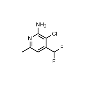 3-Chloro-4-(difluoromethyl)-6-methylpyridin-2-amine|CS-1192557