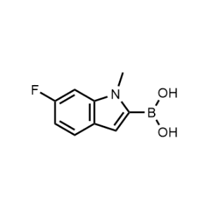 (6-Fluoro-1-methyl-1H-indol-2-yl)boronic acid|CS-1192566