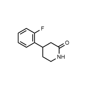 4-(2-Fluorophenyl)piperidin-2-one|CS-1192782