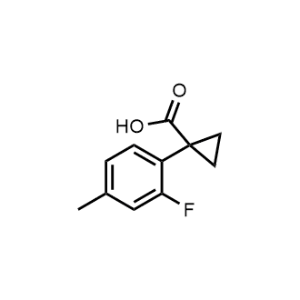 1-(2-Fluoro-4-methylphenyl)cyclopropane-1-carboxylic acid|CS-1193036