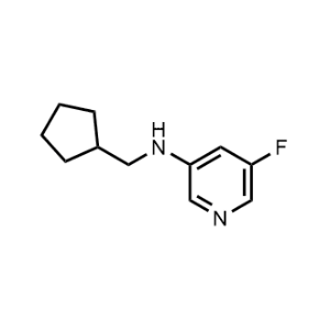 N-(Cyclopentylmethyl)-5-fluoropyridin-3-amine|CS-1193114