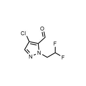 4-Chloro-1-(2,2-difluoroethyl)-1H-pyrazole-5-carbaldehyde|CS-1193129