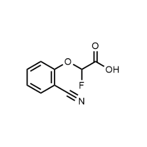 2-(2-Cyanophenoxy)-2-fluoroacetic acid|CS-1193216