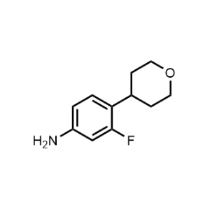3-Fluoro-4-(tetrahydro-2H-pyran-4-yl)aniline|CS-1193371