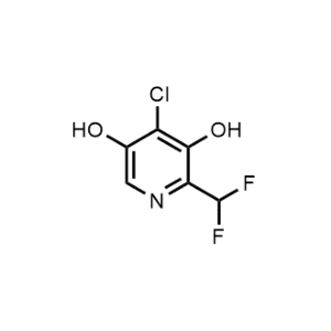 4-Chloro-2-(difluoromethyl)pyridine-3,5-diol|CS-1193448