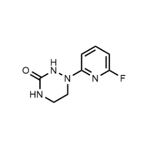1-(6-Fluoropyridin-2-yl)-1,2,4-triazinan-3-one|CS-1193642
