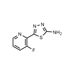 5-(3-Fluoropyridin-2-yl)-1,3,4-thiadiazol-2-amine|CS-1193661