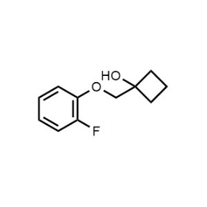 1-((2-Fluorophenoxy)methyl)cyclobutan-1-ol|CS-1193688