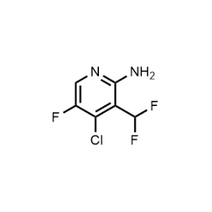 4-Chloro-3-(difluoromethyl)-5-fluoropyridin-2-amine|CS-1193750