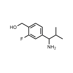 (4-(1-Amino-2-methylpropyl)-2-fluorophenyl)methanol|CS-1194108