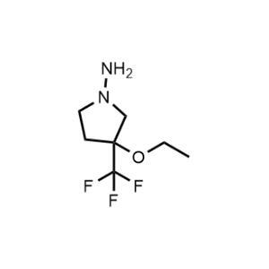 3-Ethoxy-3-(trifluoromethyl)pyrrolidin-1-amine|CS-1194409