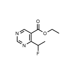 Ethyl 4-(1-fluoroethyl)pyrimidine-5-carboxylate|CS-1194421