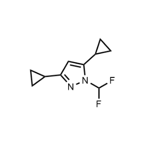 3,5-Dicyclopropyl-1-(difluoromethyl)-1H-pyrazole|CS-1194450