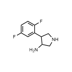 4-(2,5-Difluorophenyl)pyrrolidin-3-amine|CS-1194456