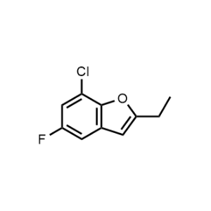 7-Chloro-2-ethyl-5-fluorobenzofuran|CS-1194520