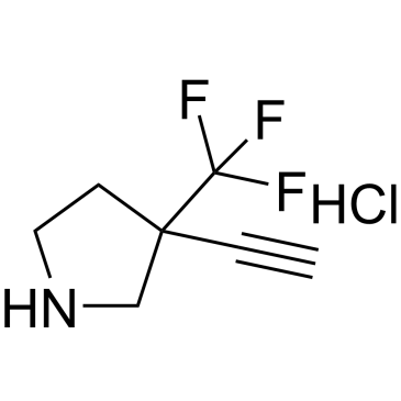 3-Ethynyl-3-(trifluoromethyl)pyrrolidine hydrochloride|CS-1194824