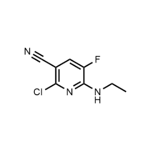 2-Chloro-6-(ethylamino)-5-fluoronicotinonitrile|CS-1194832