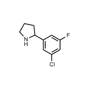 2-(3-Chloro-5-fluorophenyl)pyrrolidine|CS-1194847