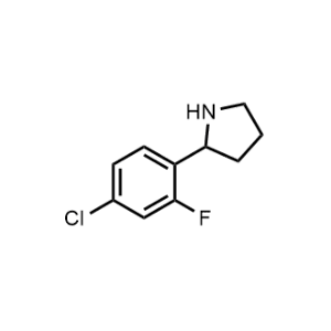 2-(4-Chloro-2-fluorophenyl)pyrrolidine|CS-1194851