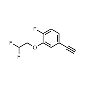 2-(2,2-Difluoroethoxy)-4-ethynyl-1-fluorobenzene|CS-1194976