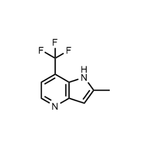 2-Methyl-7-(trifluoromethyl)-1H-pyrrolo[3,2-b]pyridine|CS-1195020