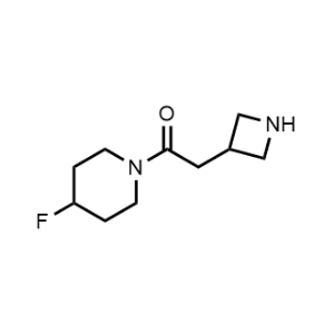 2-(Azetidin-3-yl)-1-(4-fluoropiperidin-1-yl)ethan-1-one|CS-1195132