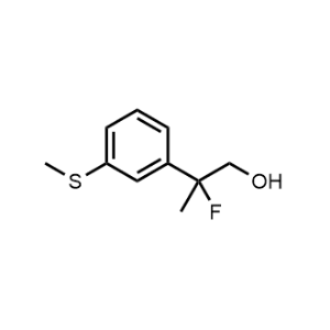 2-Fluoro-2-(3-(methylthio)phenyl)propan-1-ol|CS-1195137