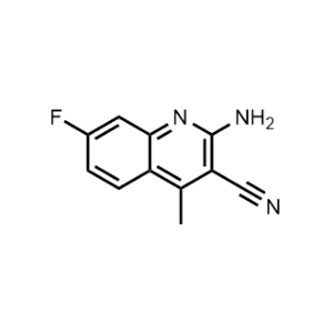 2-Amino-7-fluoro-4-methylquinoline-3-carbonitrile|CS-1195437