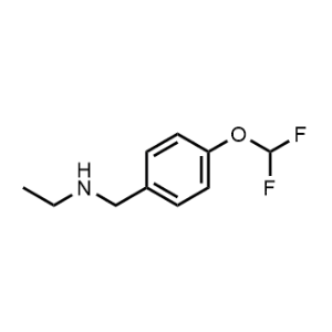 N-(4-(Difluoromethoxy)benzyl)ethanamine|CS-1195463