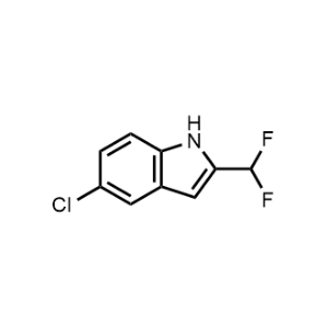 5-Chloro-2-(difluoromethyl)-1H-indole|CS-1195489
