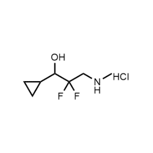 1-Cyclopropyl-2,2-difluoro-3-(methylamino)propan-1-ol hydrochloride|CS-1195508