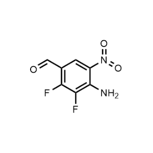 4-Amino-2,3-difluoro-5-nitrobenzaldehyde|CS-1195548