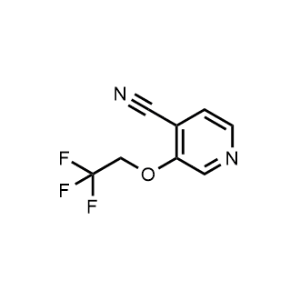 3-(2,2,2-Trifluoroethoxy)isonicotinonitrile|CS-1195549