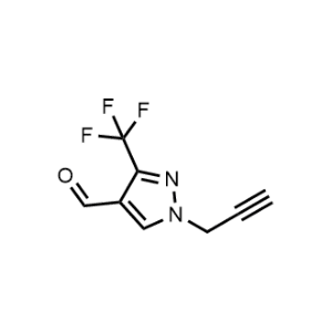 1-(Prop-2-yn-1-yl)-3-(trifluoromethyl)-1H-pyrazole-4-carbaldehyde|CS-1195556