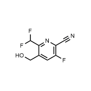 6-(Difluoromethyl)-3-fluoro-5-(hydroxymethyl)picolinonitrile|CS-1195586