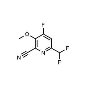 6-(Difluoromethyl)-4-fluoro-3-methoxypicolinonitrile|CS-1195627
