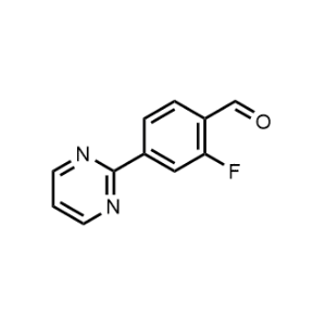 2-Fluoro-4-(pyrimidin-2-yl)benzaldehyde|CS-1195878