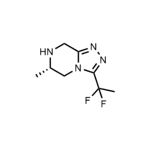 (S)-3-(1,1-Difluoroethyl)-6-methyl-5,6,7,8-tetrahydro-[1,2,4]triazolo[4,3-a]pyrazine|CS-1195961