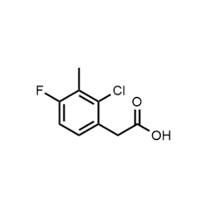 2-(2-Chloro-4-fluoro-3-methylphenyl)acetic acid|CS-1196050